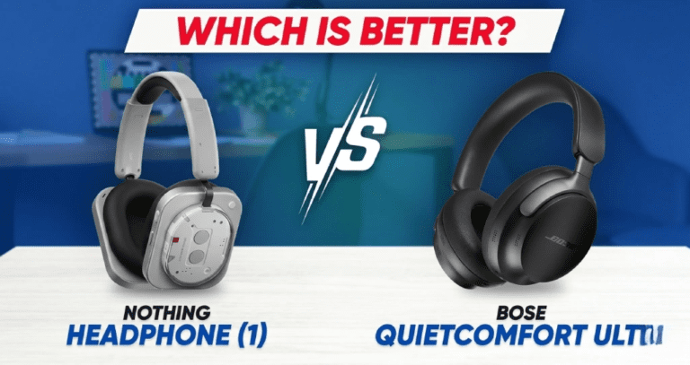 Nothing Headphone vs Bose QuietComfort